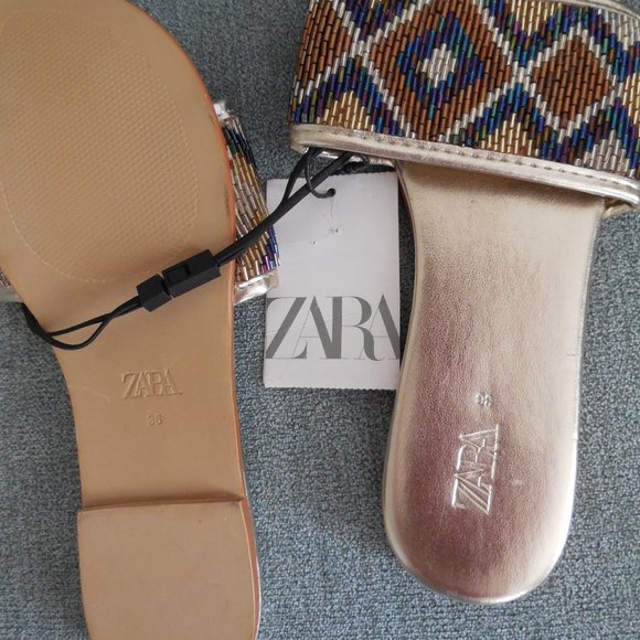 ZARA FLAT SANDALS - Picture 3 of 3